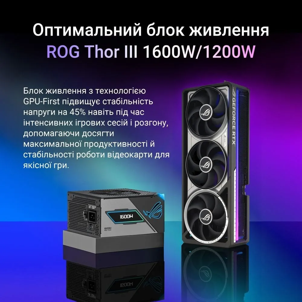 Відеокарта GF RTX 5080 16GB GDDR7 ROG Astral Gaming OC Asus (ROG-ASTRAL-RTX5080-O16G-GAMING) - мініатюра 16