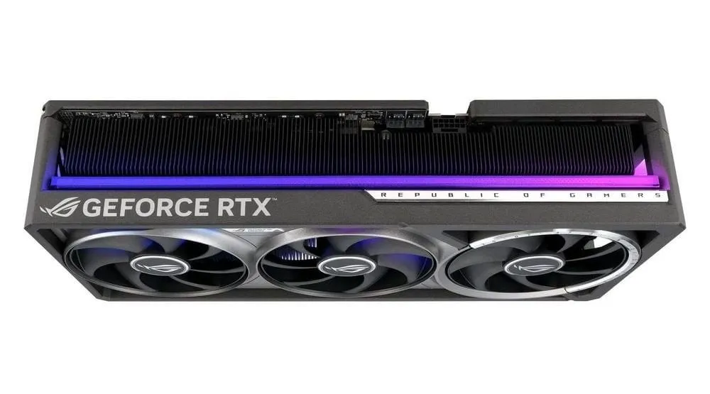 Відеокарта GF RTX 5080 16GB GDDR7 ROG Astral Gaming OC Asus (ROG-ASTRAL-RTX5080-O16G-GAMING) - мініатюра 9