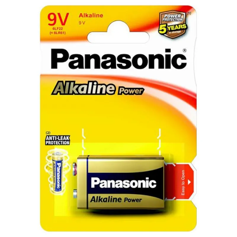 Батарейка Panasonic Alkaline Power Krona/6LF22 BL 1 шт - зображення 1