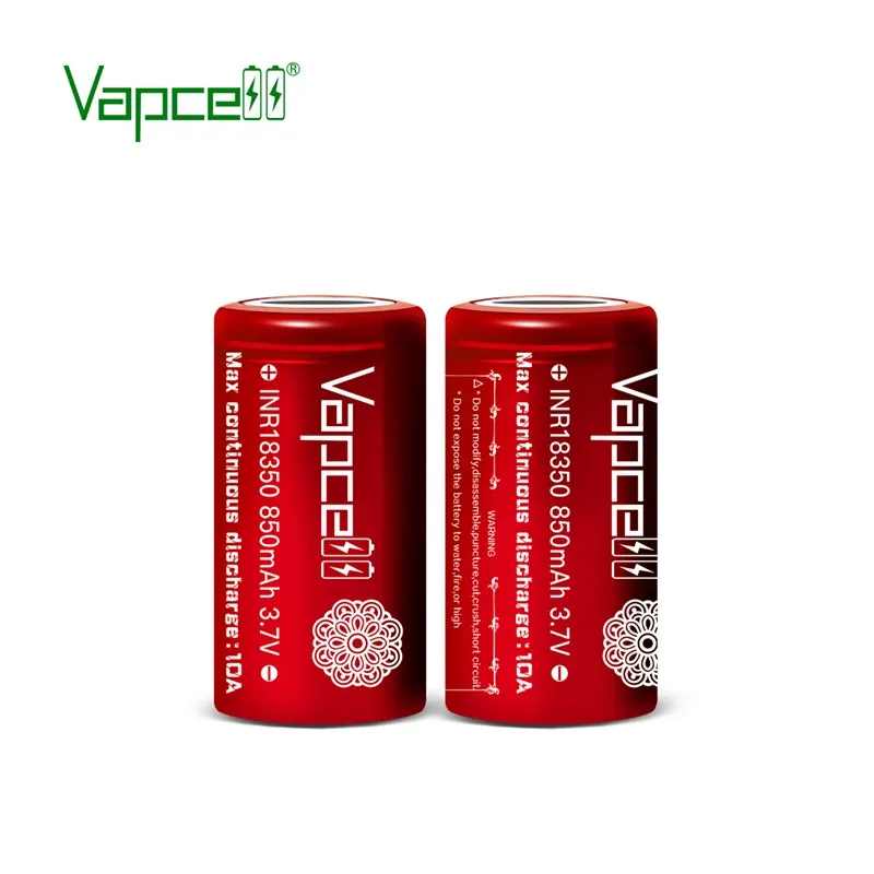 Акумулятор Vapcell 18350 Li-Ion 850mAh 1шт - мініатюра 3
