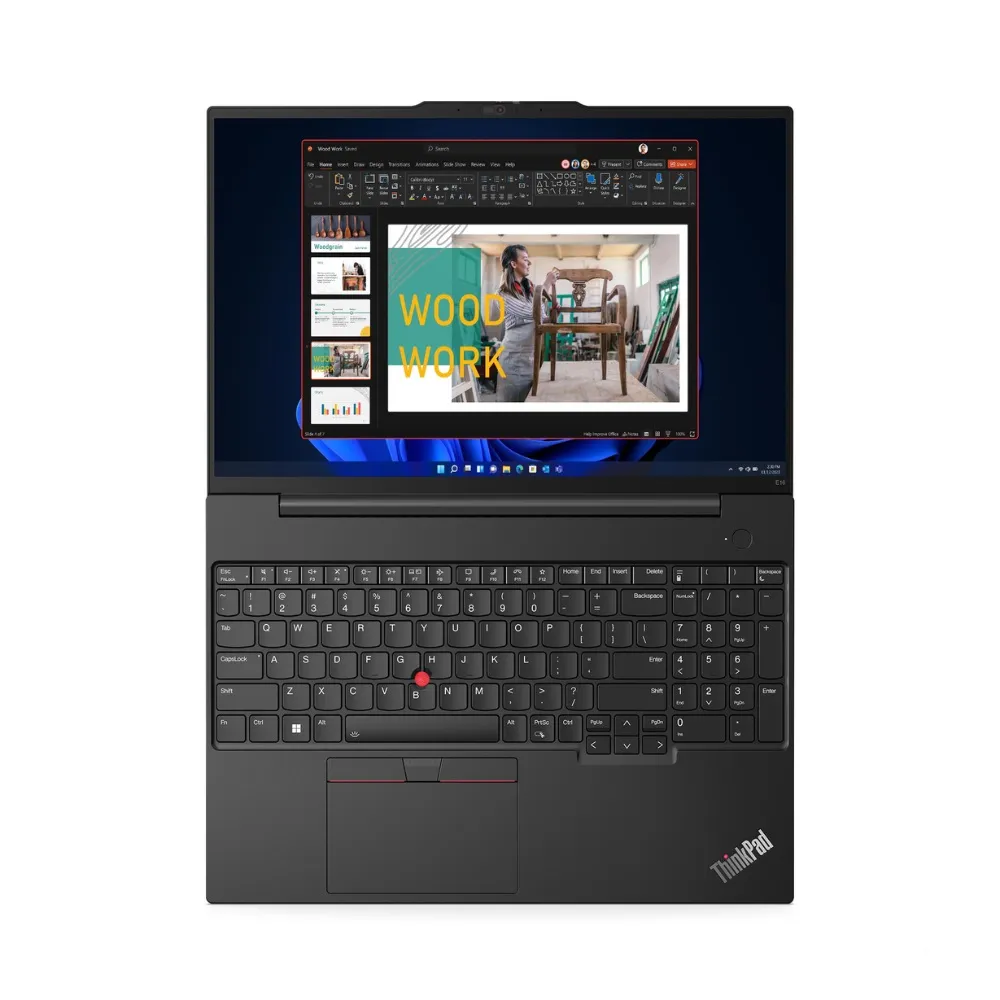 Ноутбук Lenovo ThinkPad E16 Gen 2 (21MA002WRA) Graphite Black - мініатюра 5