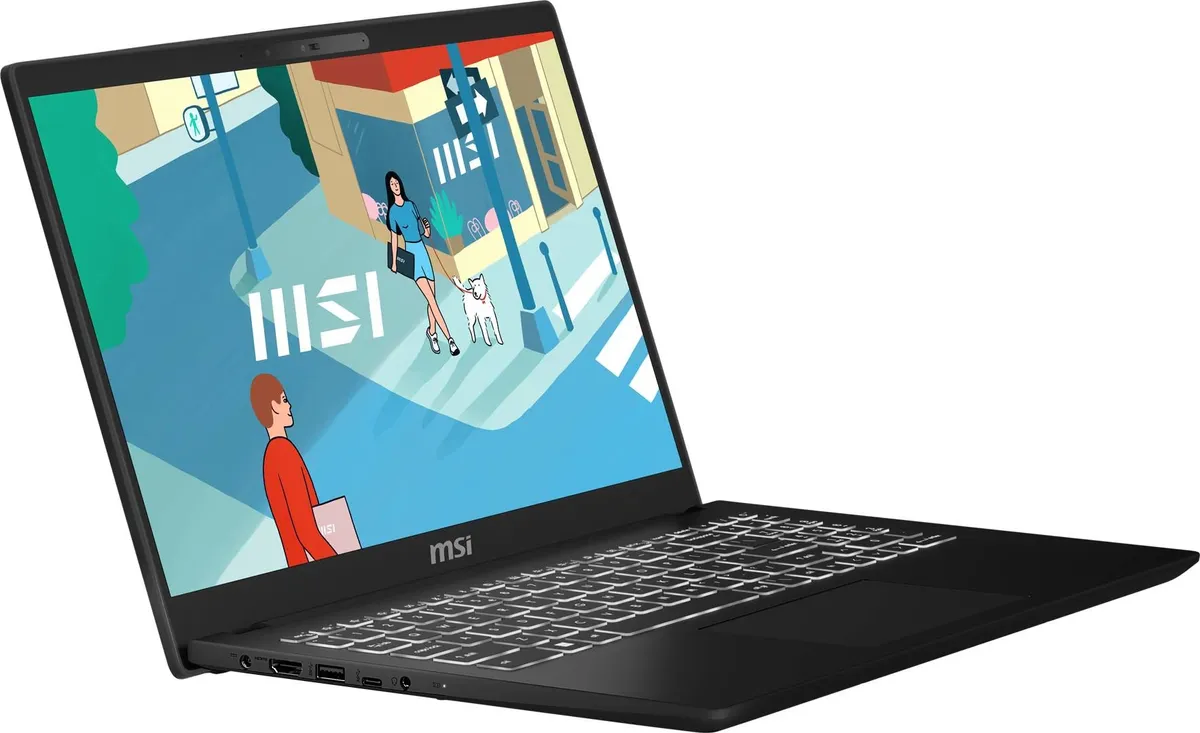 Ноутбук MSI Modern 15 H C13M-262XUA (9S7-15H431-262) Classic Black - мініатюра 2