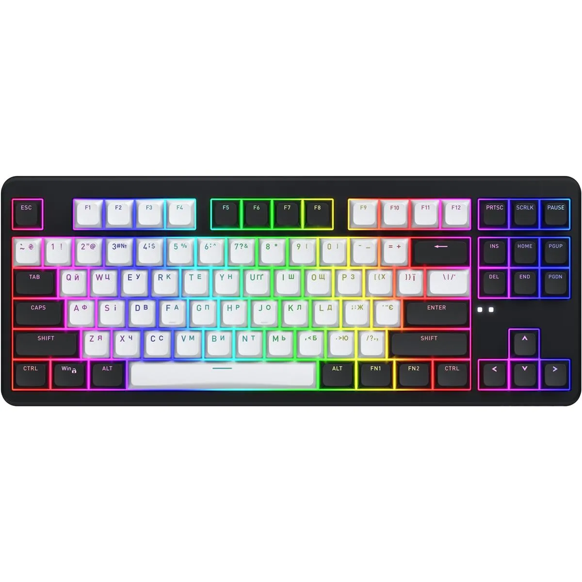 Клавіатура бездротова Hator Rockfall 3 Mecha TKL Wireless Orange Black (HTK850UA) - зображення 1