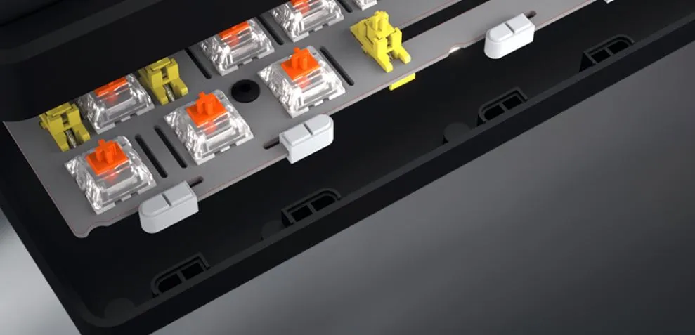 Клавіатура бездротова Hator Rockfall 3 Mecha TKL Wireless Orange Black (HTK850UA) - мініатюра 11