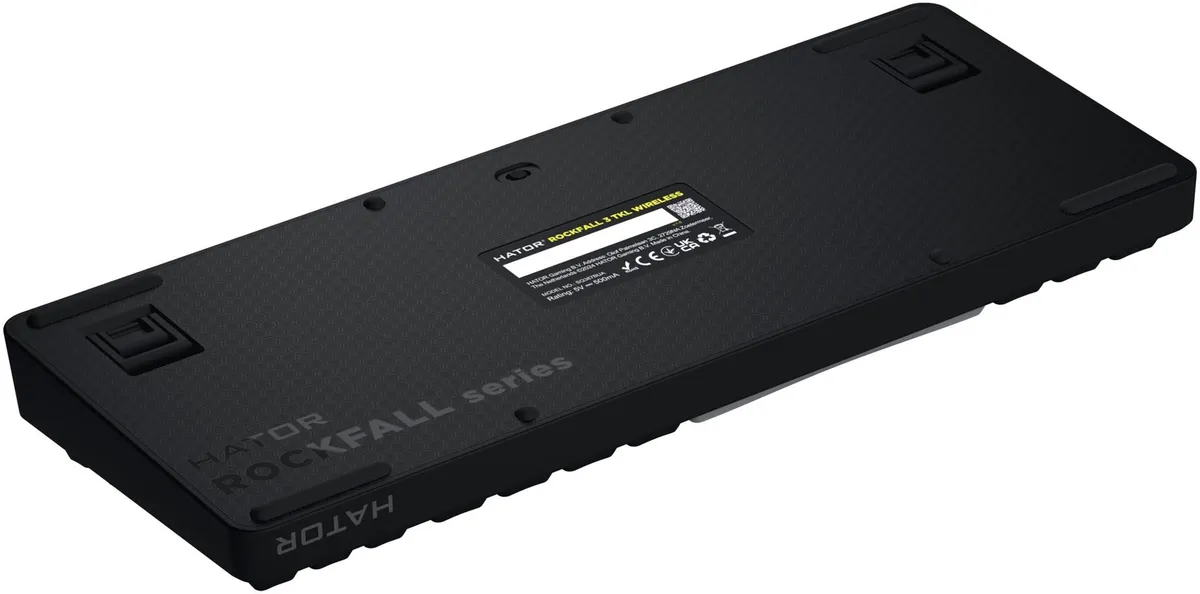Клавіатура бездротова Hator Rockfall 3 Mecha TKL Wireless Orange Black (HTK850UA) - мініатюра 6