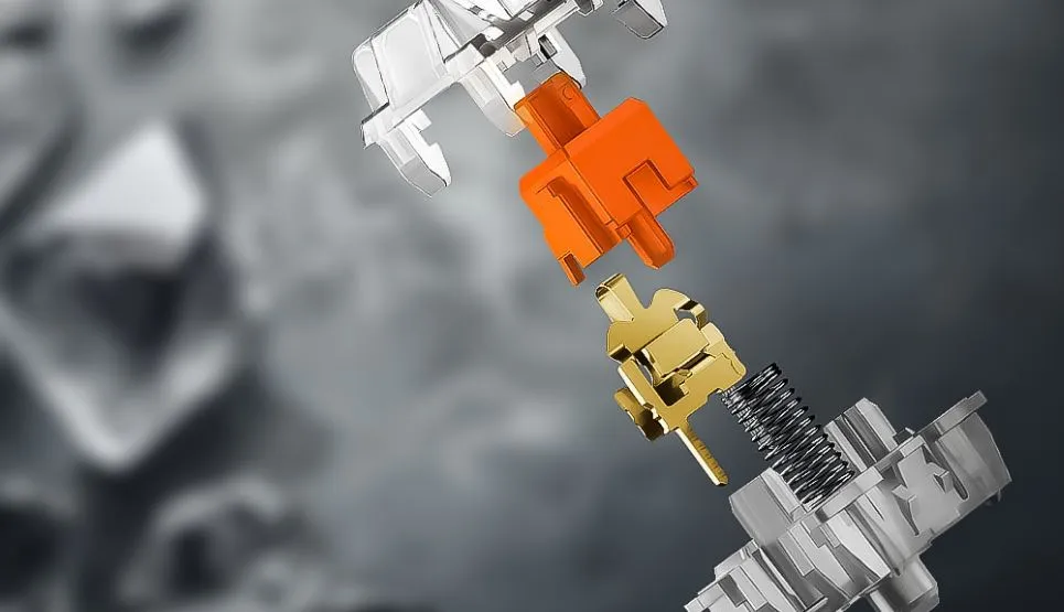 Клавіатура бездротова Hator Rockfall 3 Mecha TKL Wireless Orange Black (HTK850UA) - мініатюра 9