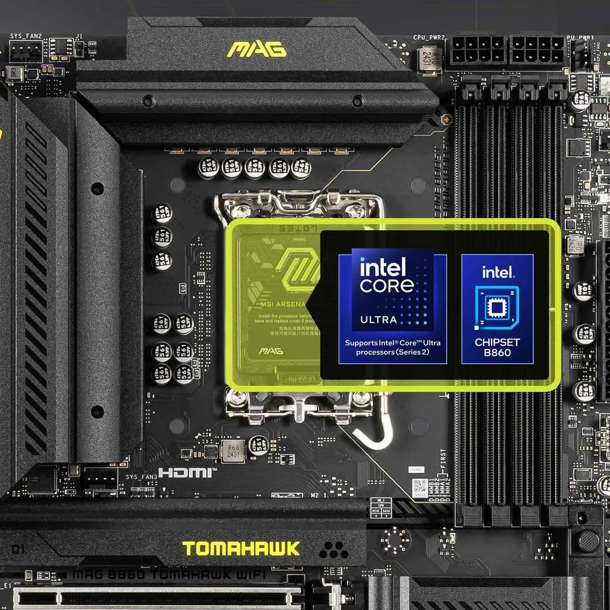 Материнська плата MSI MAG B860 Tomahawk WiFi Socket 1851 - мініатюра 7