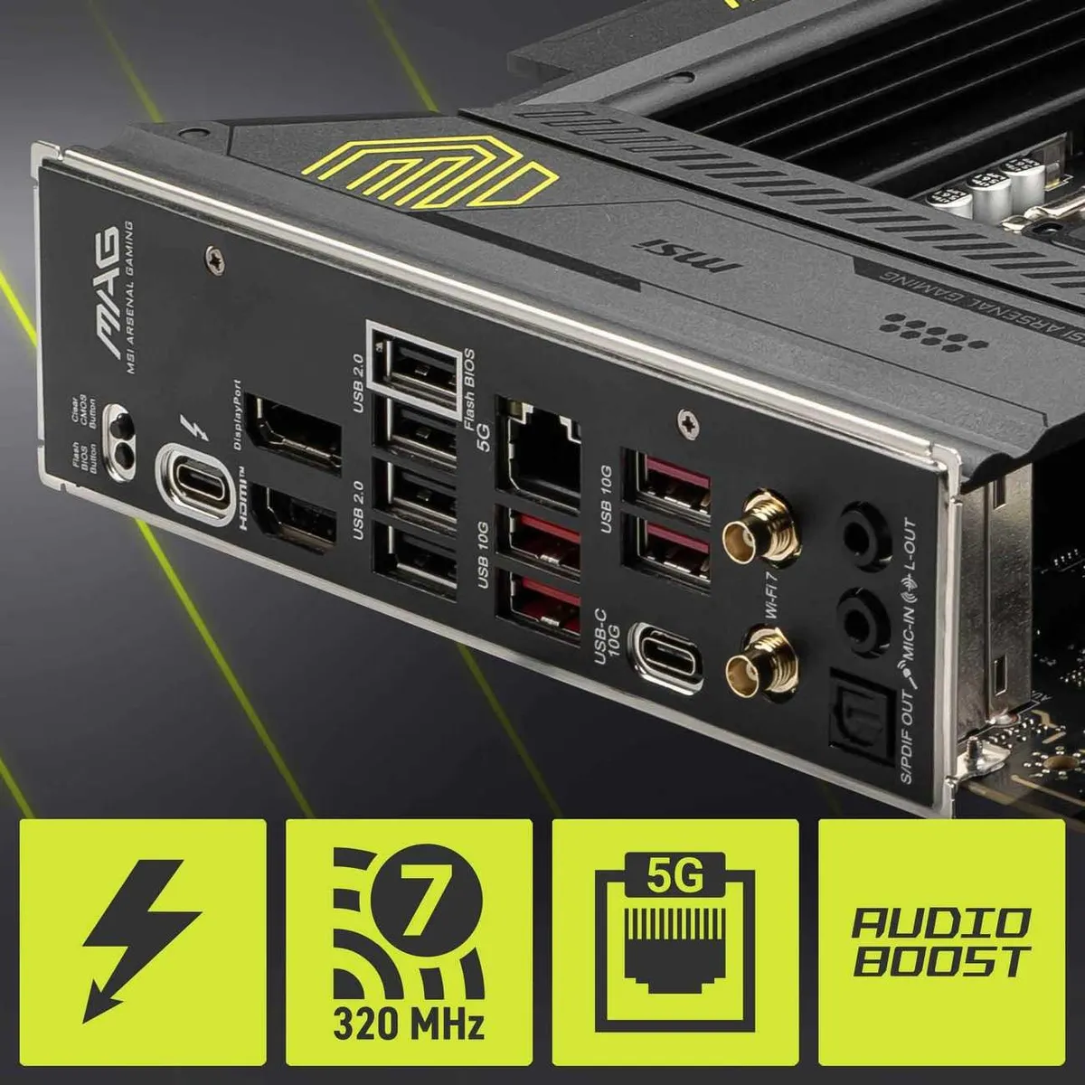 Материнська плата MSI MAG B860 Tomahawk WiFi Socket 1851 - мініатюра 9