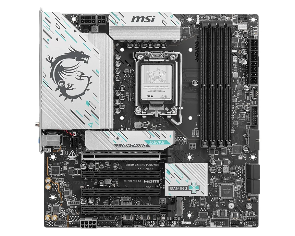 Материнська плата MSI B860M Gaming Plus WiFi Socket 1851 - мініатюра 2