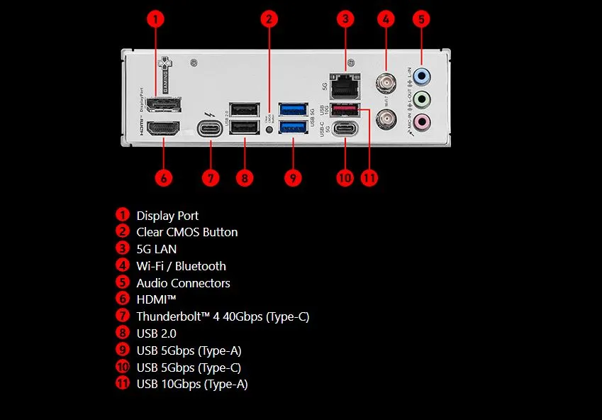 Материнська плата MSI B860M Gaming Plus WiFi Socket 1851 - мініатюра 6