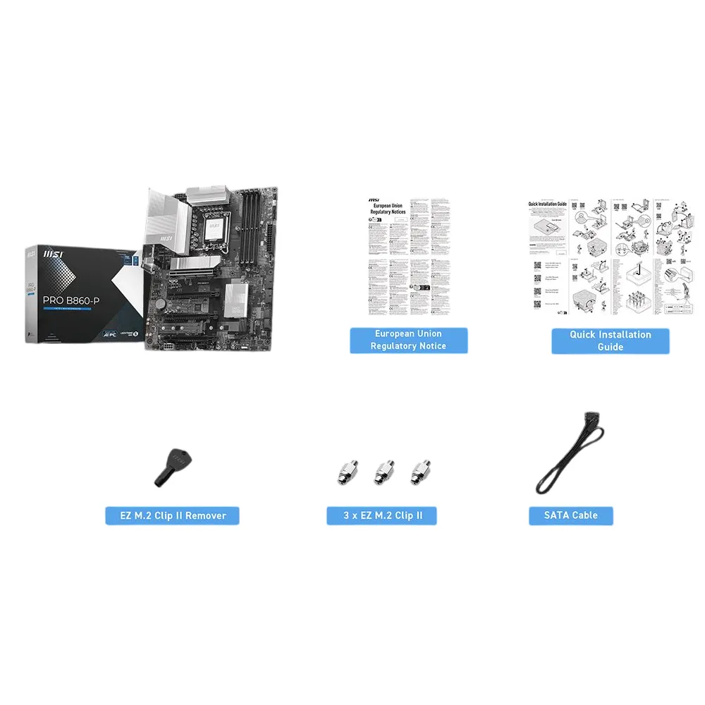 Материнська плата MSI Pro B860-P Socket 1851 - мініатюра 6