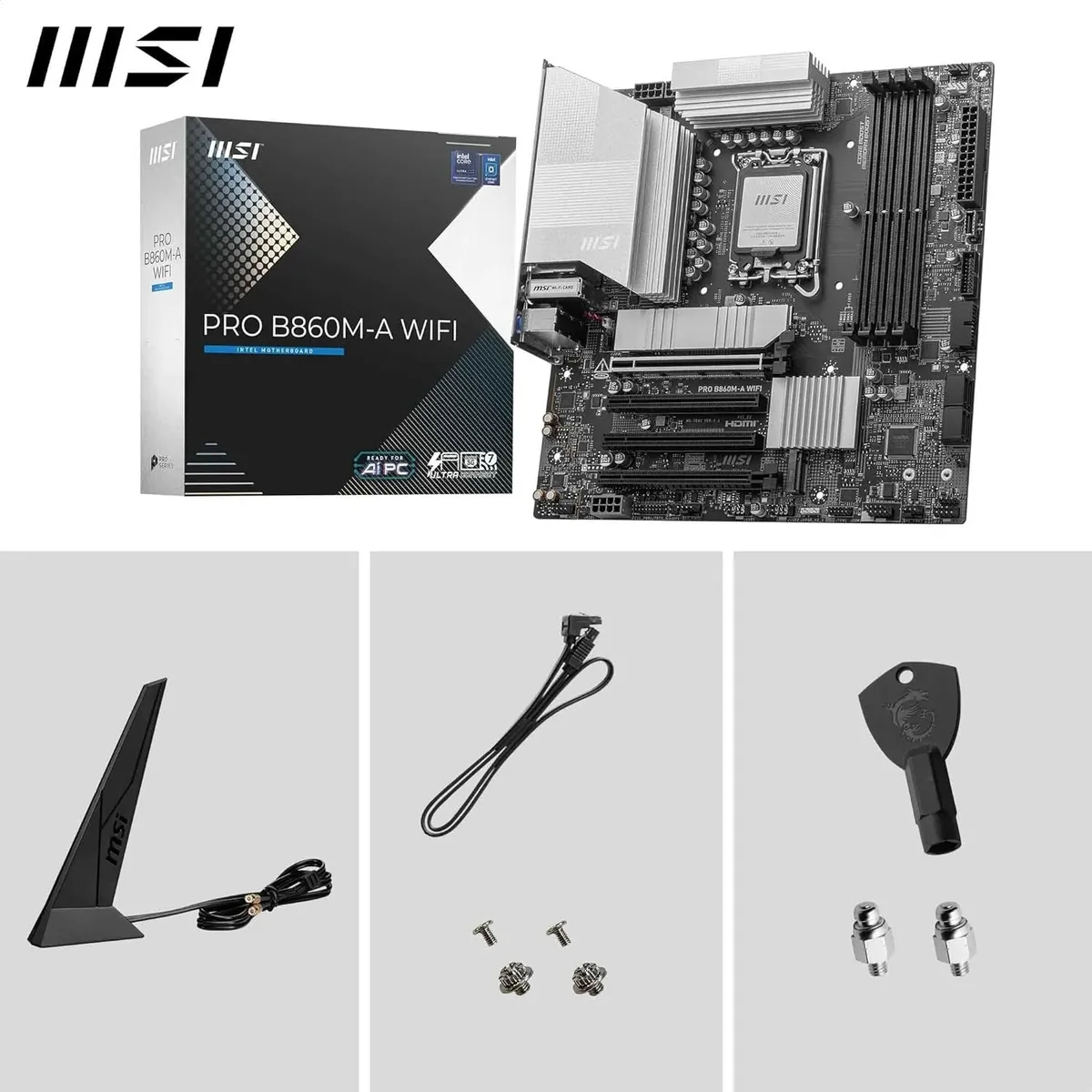Материнська плата MSI Pro B860M-A WiFi Socket 1851 - мініатюра 10