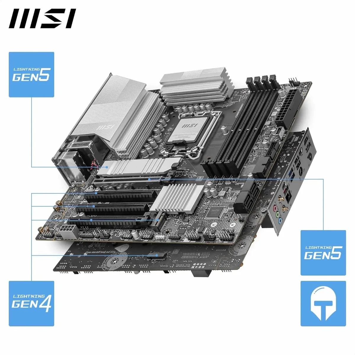 Материнська плата MSI Pro B860M-A WiFi Socket 1851 - мініатюра 7