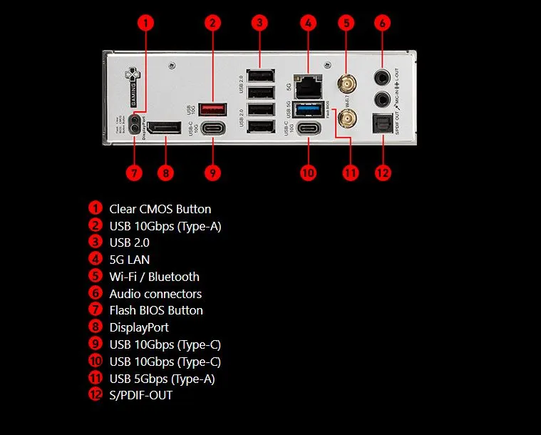 Материнська плата MSI B850 Gaming Plus WiFi Socket AM5 - мініатюра 9