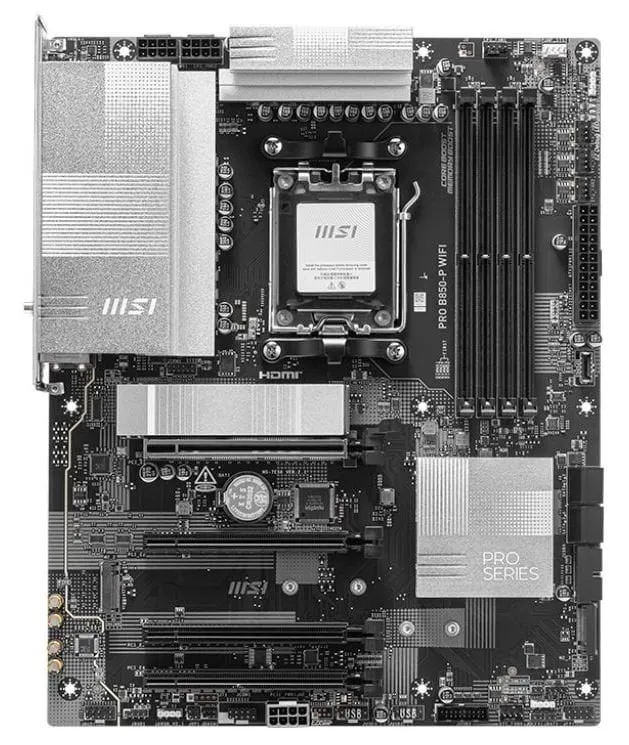 Материнська плата MSI Pro B850-P WiFi Socket AM5 - мініатюра 2