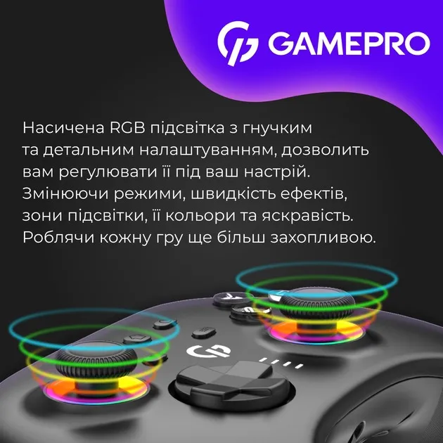 Геймпад GamePro GPX13B Black - мініатюра 7