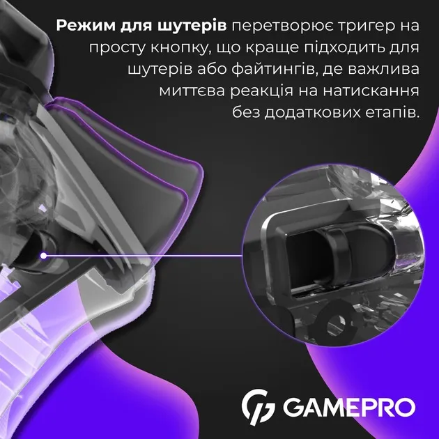 Геймпад GamePro GPX13T Transparent - мініатюра 13