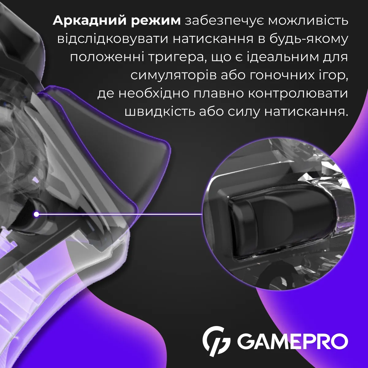 Геймпад GamePro GPS13T Transparent - мініатюра 5