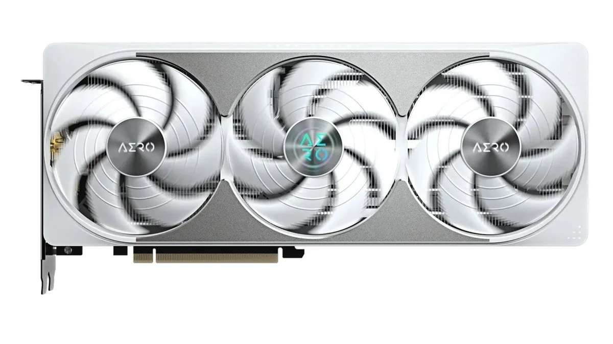 Відеокарта GF RTX 5080 16GB GDDR7 Aero OC Gigabyte (GV-N5080AERO OC-16GD) - мініатюра 2