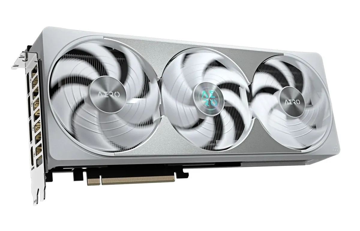 Відеокарта GF RTX 5080 16GB GDDR7 Aero OC Gigabyte (GV-N5080AERO OC-16GD) - мініатюра 4