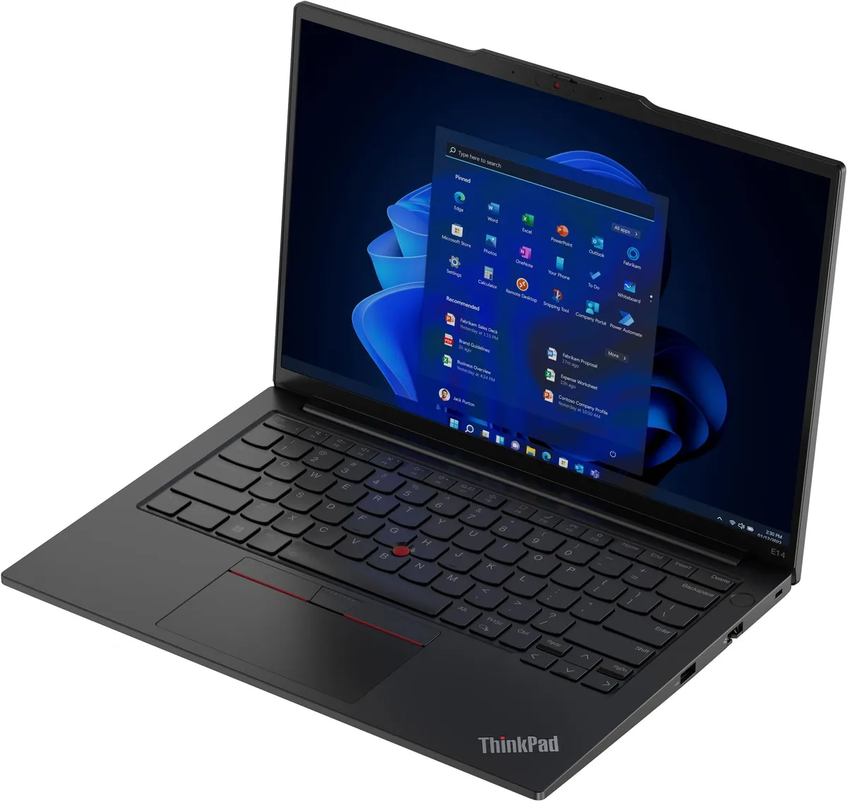 Ноутбук Lenovo ThinkPad E14 Gen 6 (21M4S21N00) Graphite Black - мініатюра 6