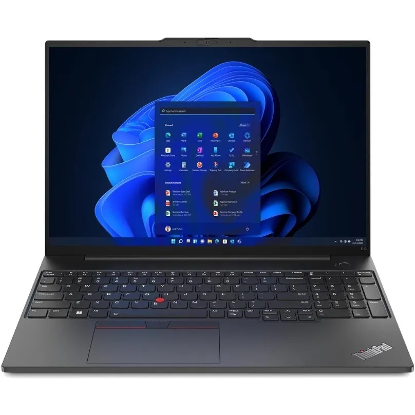 Ноутбук Lenovo ThinkPad E16 Gen 2 (21MBS45Q00) Graphite Black - зображення 1