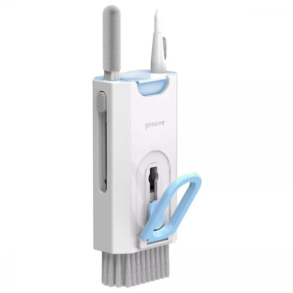 Багатофункціональний набір Proove Mr. Cleaner 8in1 для чищення електроніки та гаджетів White (MCS00000802) - зображення 1