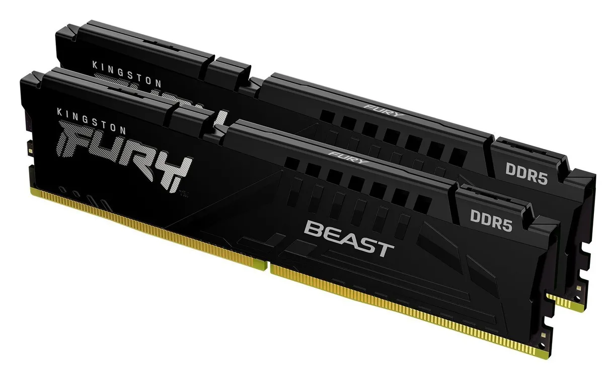 Модуль пам`ятi DDR5 2x8GB/6000 Kingston Fury Beast (KF560C36BBEK2-16) - мініатюра 3