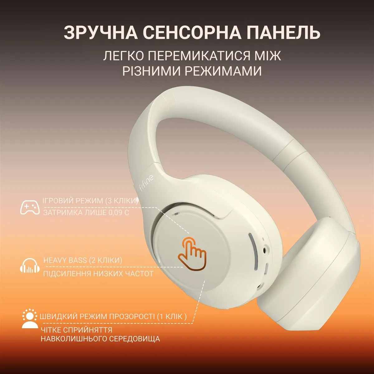 Гарнітура Fifine X3W White - мініатюра 5