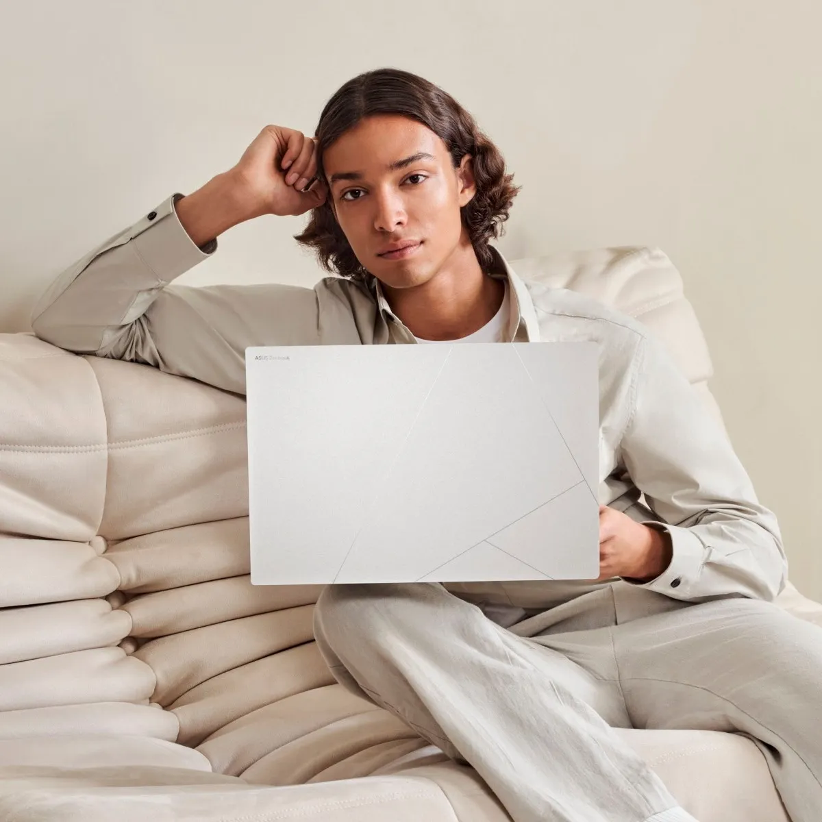 Ноутбук Asus Zenbook S 16 UM5606WA-RK326X (90NB13M2-M00L70) Scandinavian White - мініатюра 10