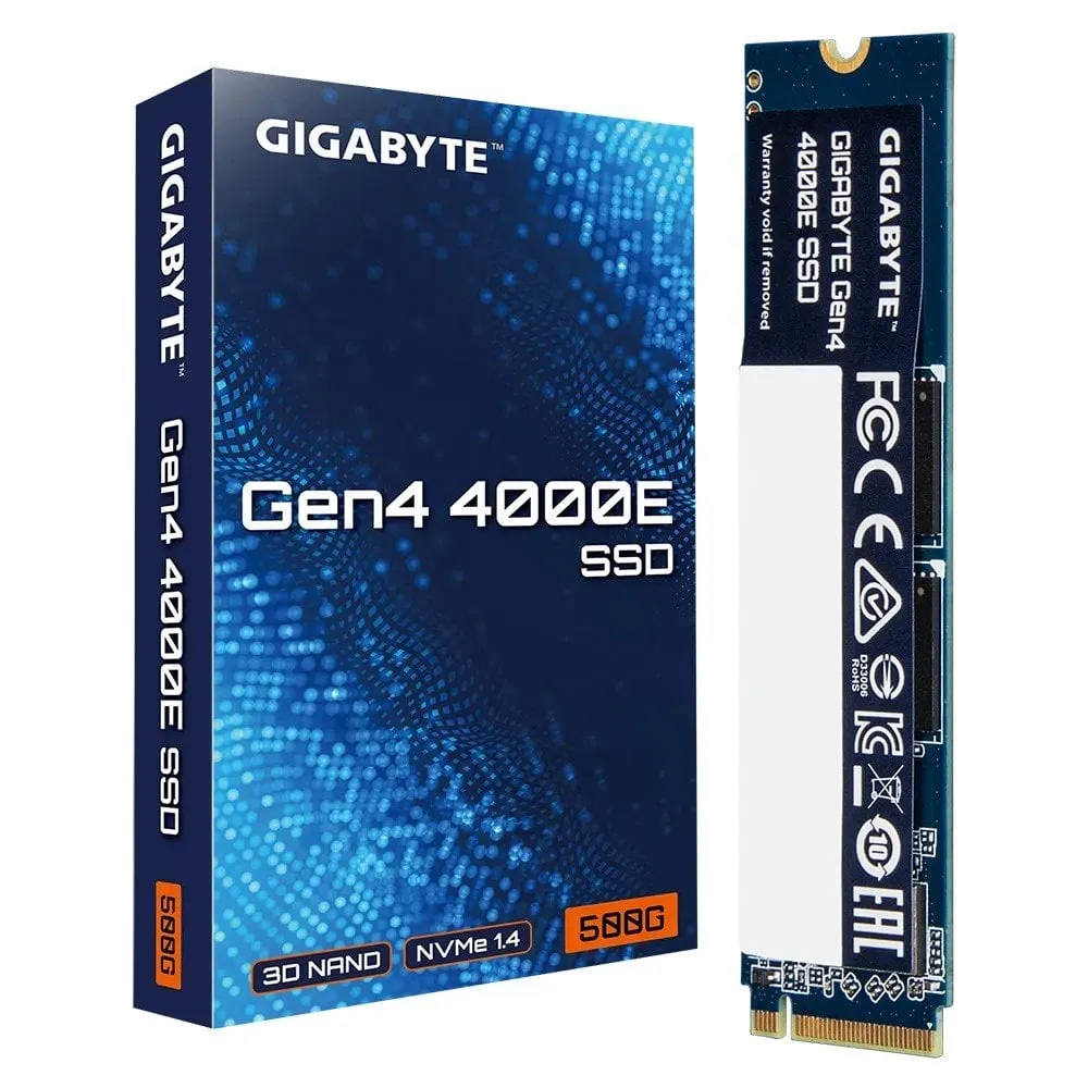 Накопичувач SSD  500GB Gigabyte Gen4 4000E M.2 2280 PCIe 4.0 x4 3D NAND (G440E500G) - зображення 1