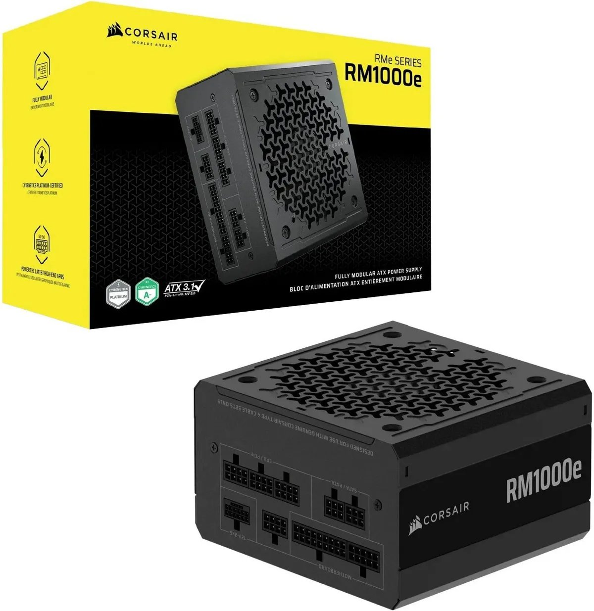 Блок живлення Corsair RM1000e ATX 3.1 (CP-9020297-EU) 1000W - мініатюра 6