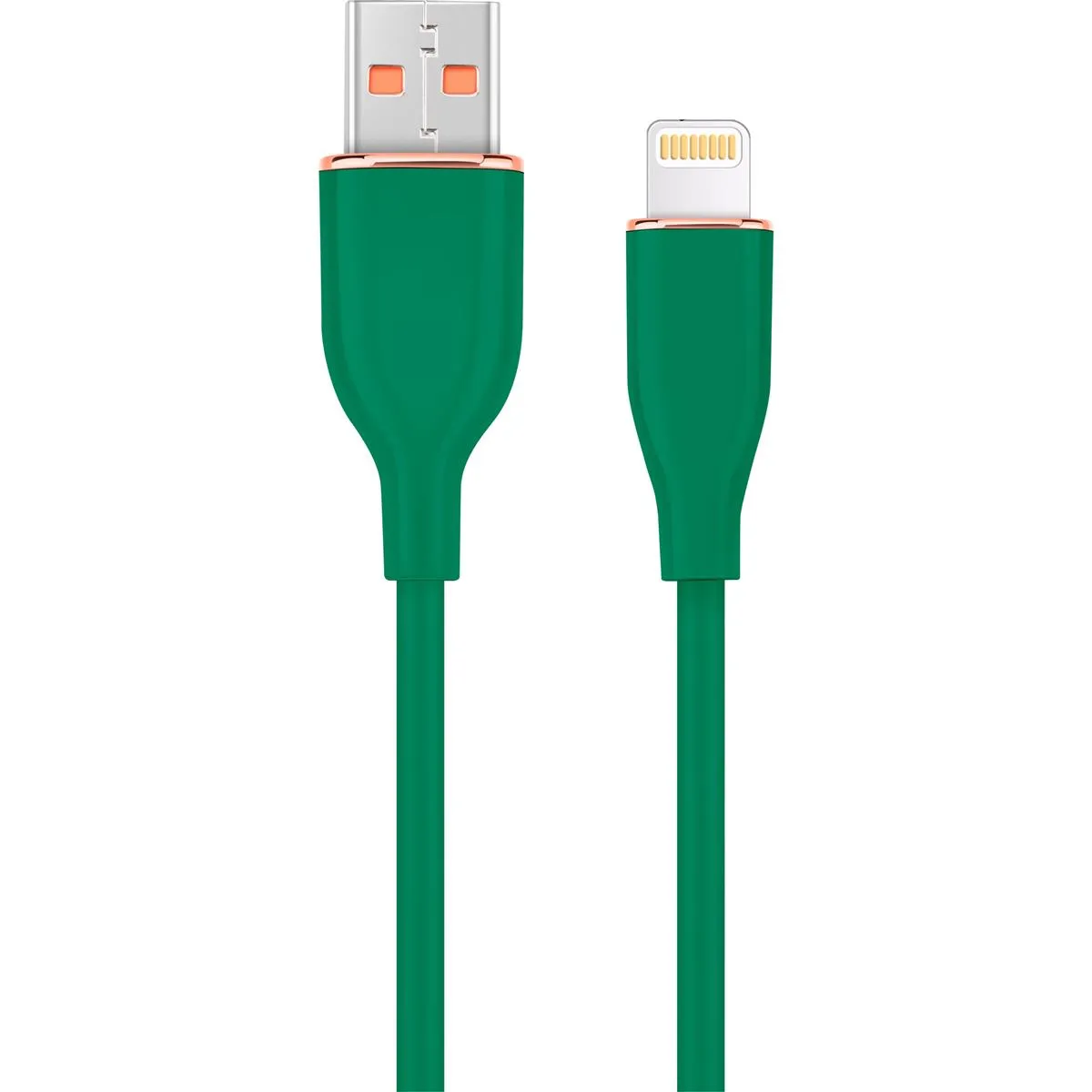 Кабель Cablexpert USB - Lightning (M/M), 2.1 A, 1.5 м, Green (CC-USB2S-AM8PM-1.5M-G) - зображення 1