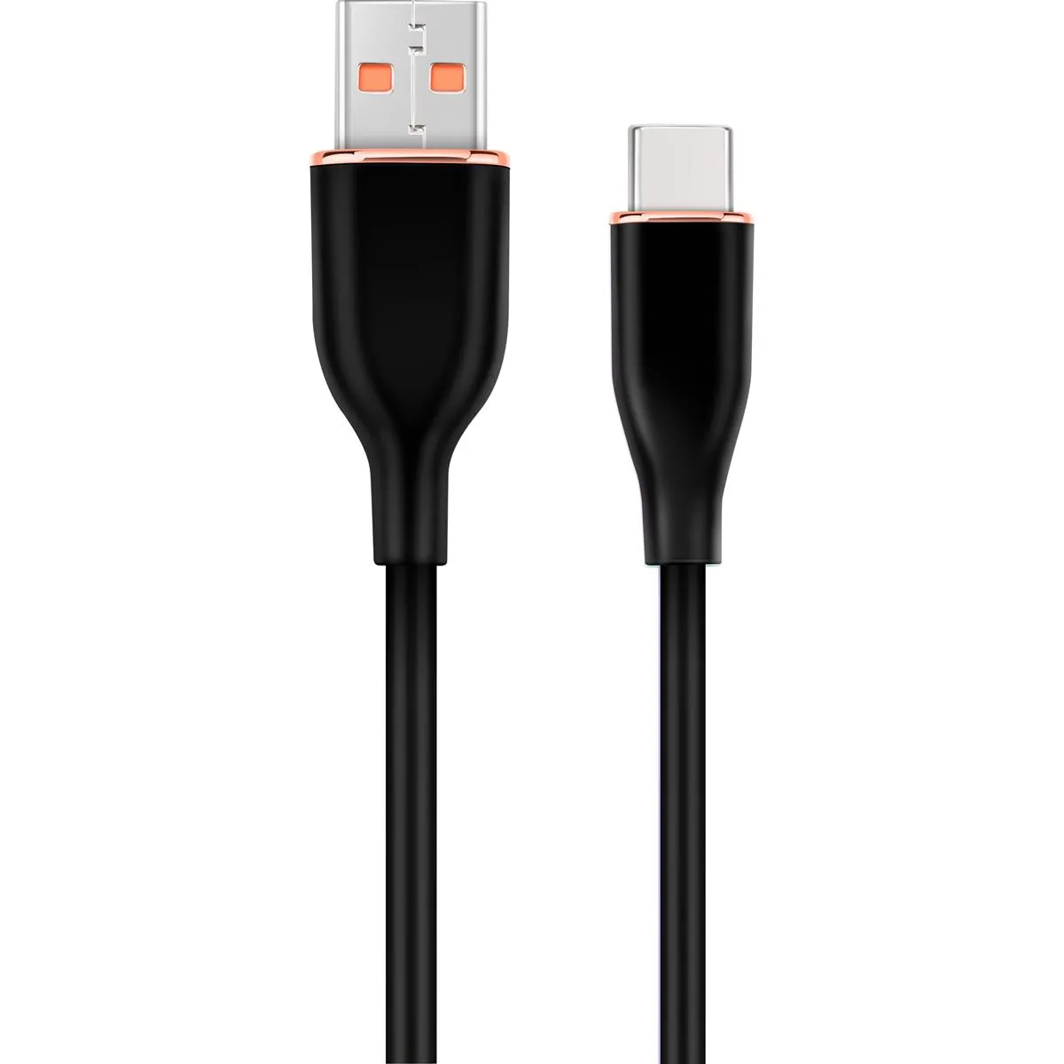 Кабель Cablexpert USB - USB Type-C (M/M), 2.1 A, 1.5 м, Black (CC-USB2S-AMCM-1.5M-BK) - зображення 1
