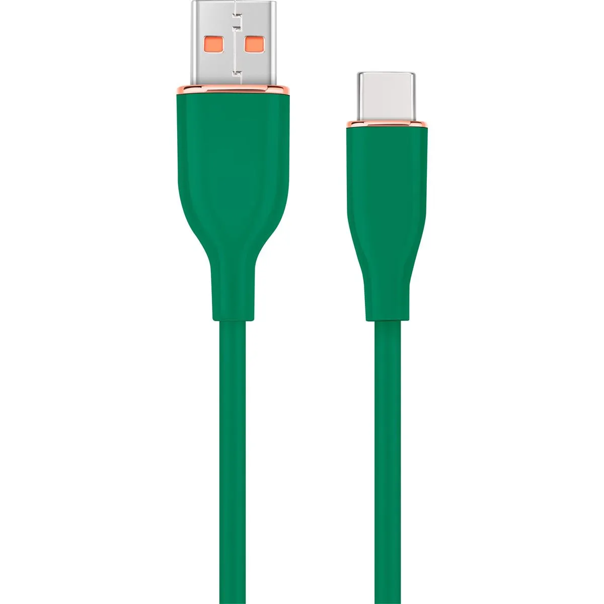 Кабель Cablexpert USB - USB Type-C (M/M), 2.1 A, 1.5 м, Green (CC-USB2S-AMCM-1.5M-G) - зображення 1