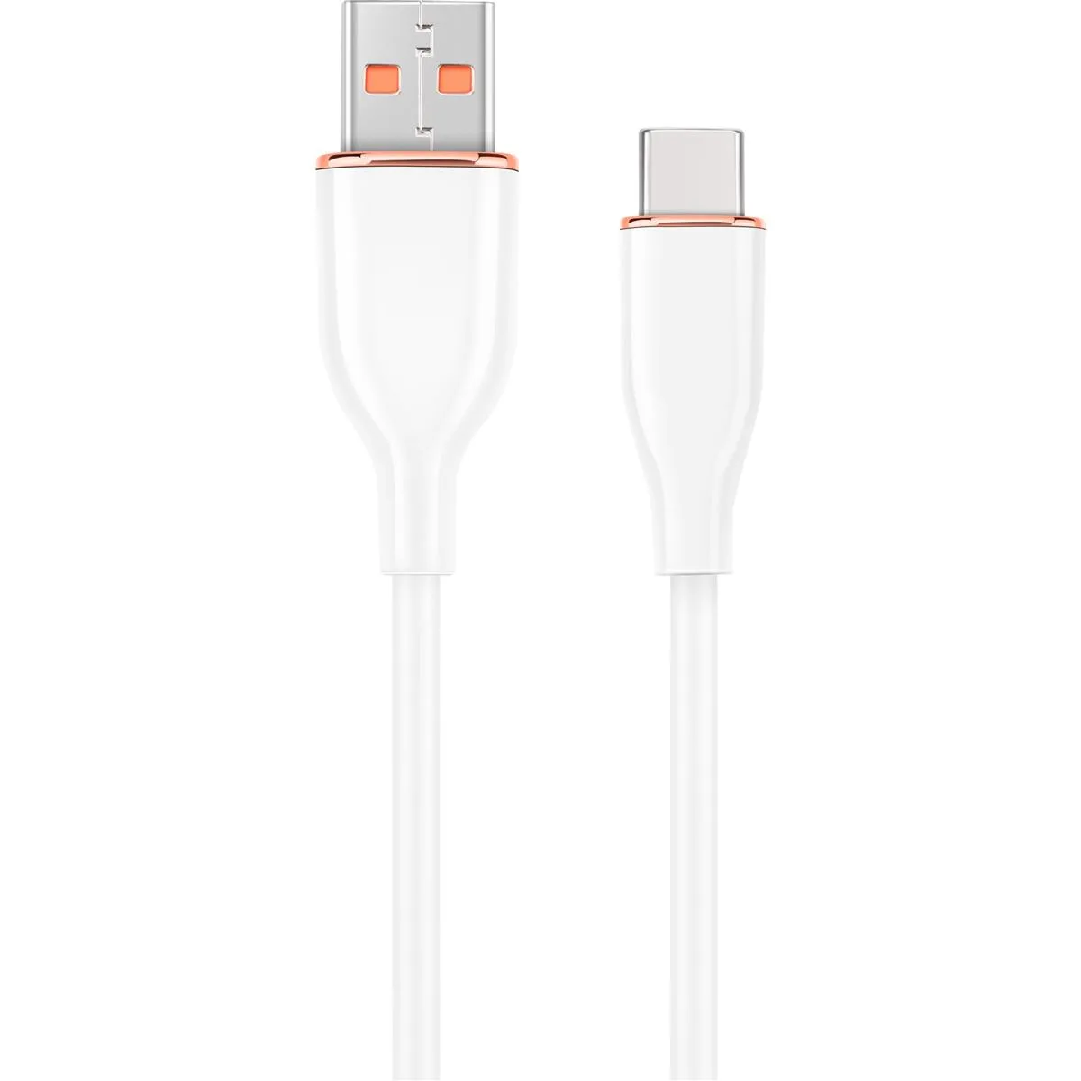 Кабель Cablexpert USB - USB Type-C (M/M), 2.1 A, 1.5 м, White (CC-USB2S-AMCM-1.5M-W) - зображення 1