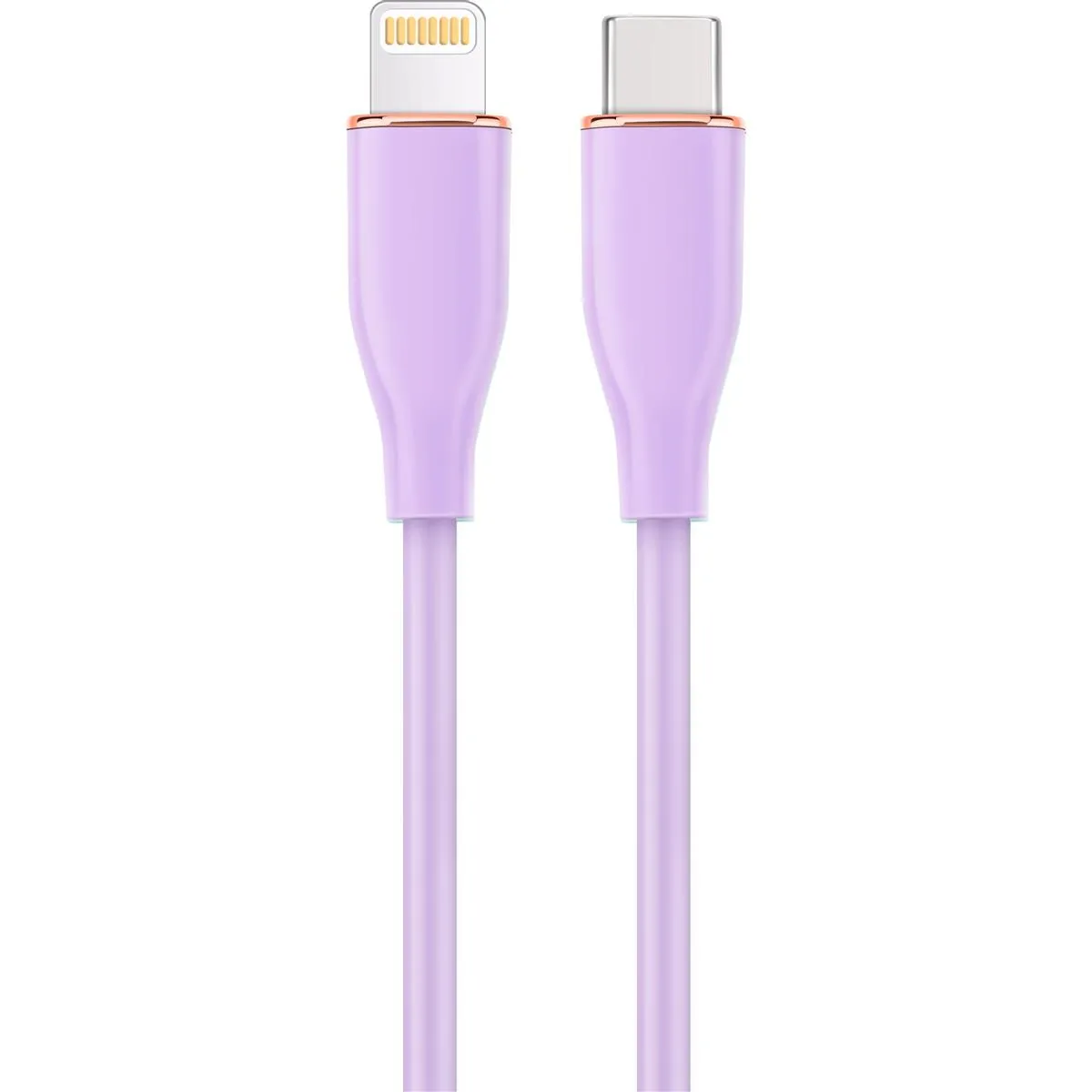 Кабель Cablexpert USB Type-C - Lightning (M/M), 2.25 A, 20 W, 1.5 м, Purple (CC-USB2S-CM8PM-1.5M-P) - зображення 1