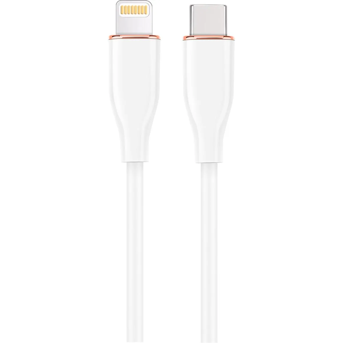 Кабель Cablexpert USB Type-C - Lightning (M/M), 2.25 A, 20 W, 1.5 м, White (CC-USB2S-CM8PM-1.5M-W) - зображення 1