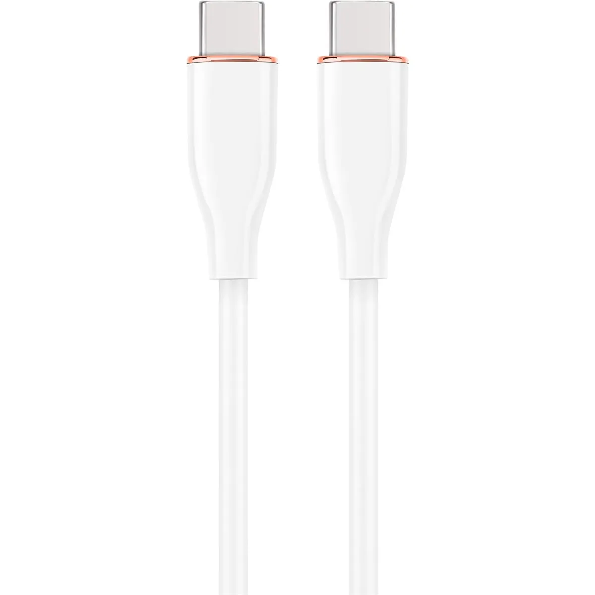 Кабель Cablexpert USB Type-C - USB Type-C (M/M), 3 A, 60 W, 1.5 м, White (CC-USB2S-CMCM-1.5M-W) - зображення 1