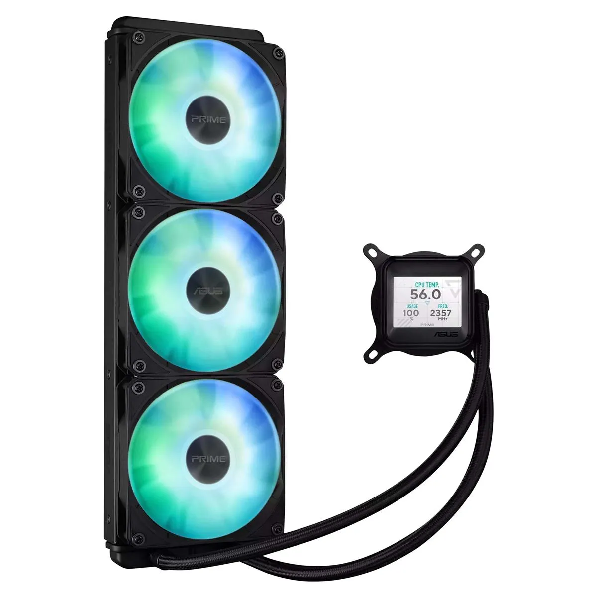 Система водяного охолодження Asus Prime LC 360 ARGB LCD (90RC00Z1-B0EAY0) - мініатюра 4