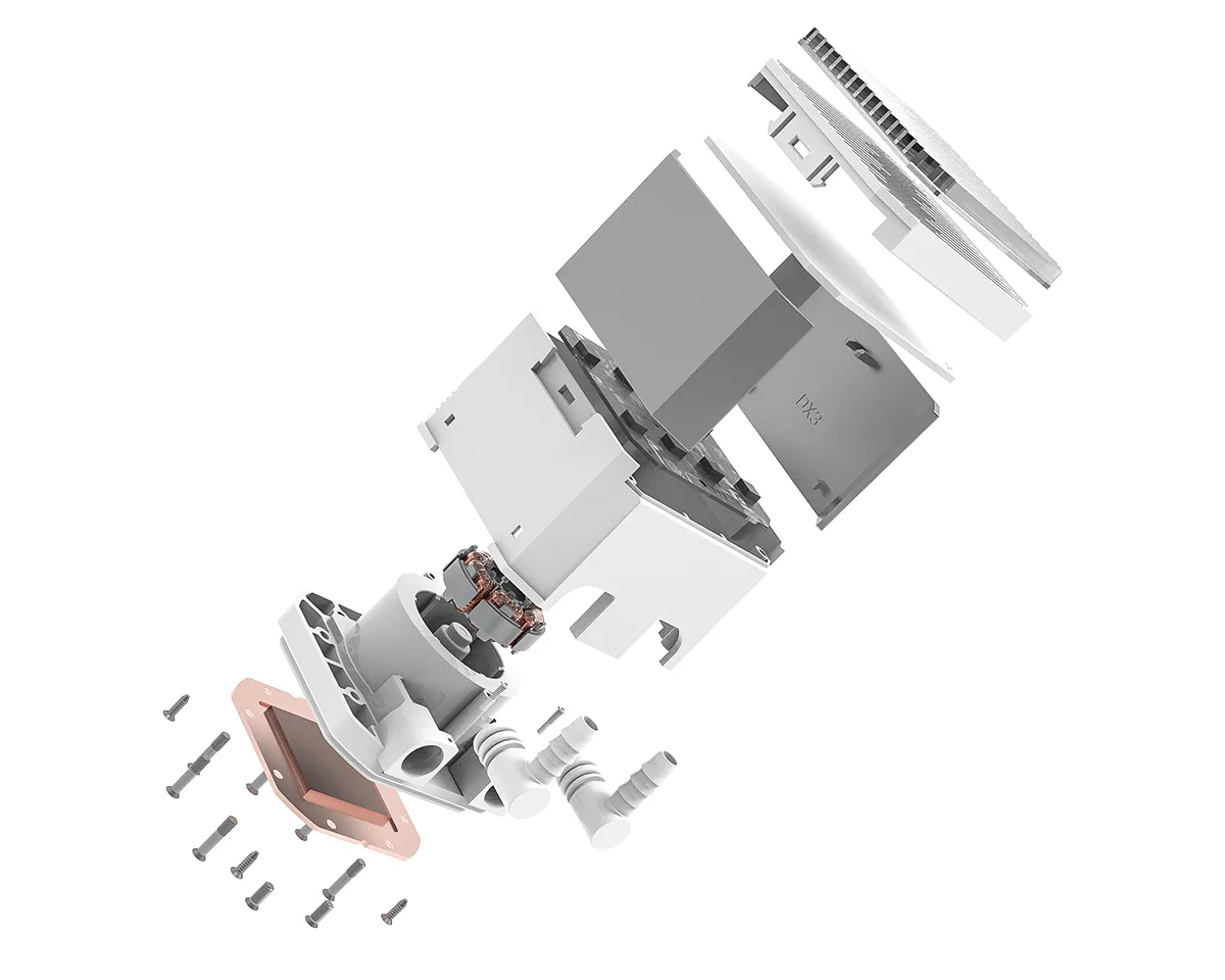 Система водяного охолодження ID-Cooling DX240 Max White - мініатюра 3