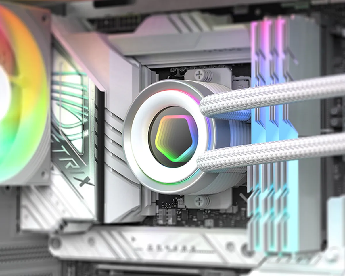 Система водяного охолодження ID-Cooling FX240 INF White - мініатюра 7