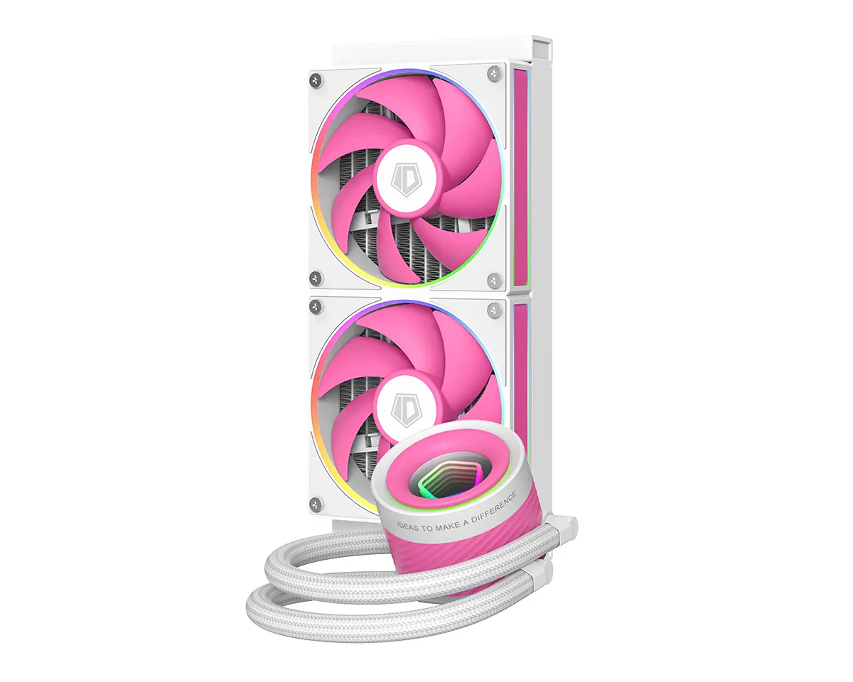 Система водяного охолодження ID-Cooling FX240 INF Pink - мініатюра 2