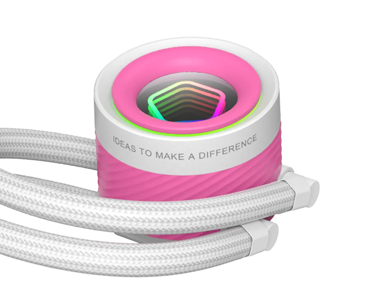 Система водяного охолодження ID-Cooling FX240 INF Pink - мініатюра 8