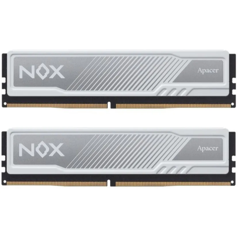 Модуль пам`ятi DDR5 2x16GB/5600 Apacer NOX White (AH5U32G56C522MWAA-2) - мініатюра 5