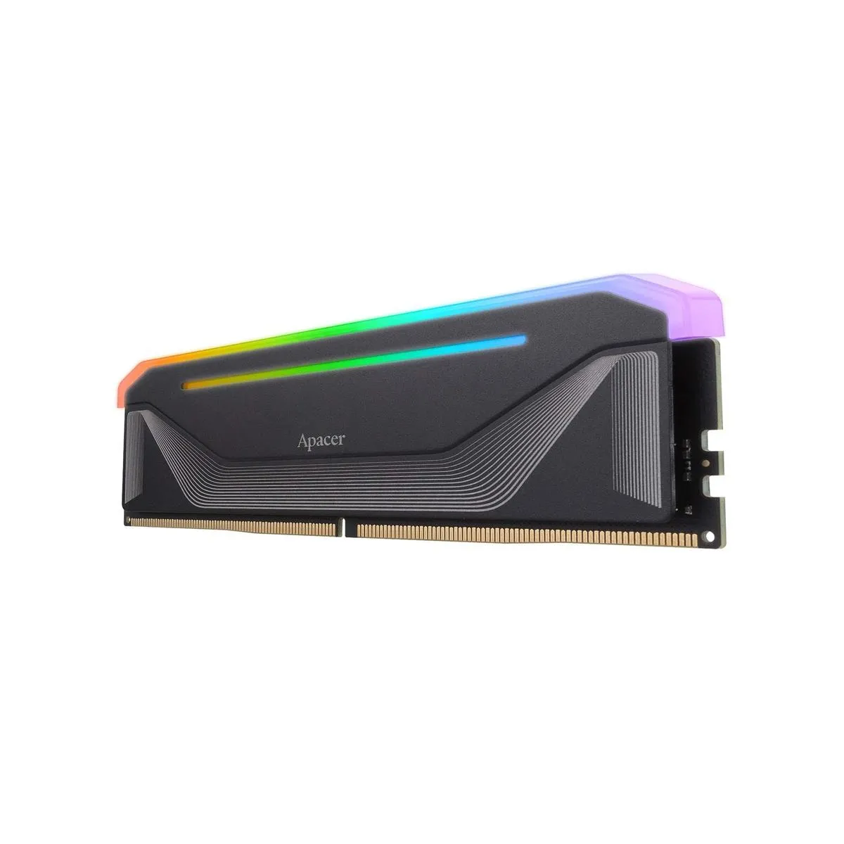 Модуль пам`ятi DDR5 2x16GB/5600 Apacer NOX RGB Black (AH5U32G56C522NBAA-2) - мініатюра 3