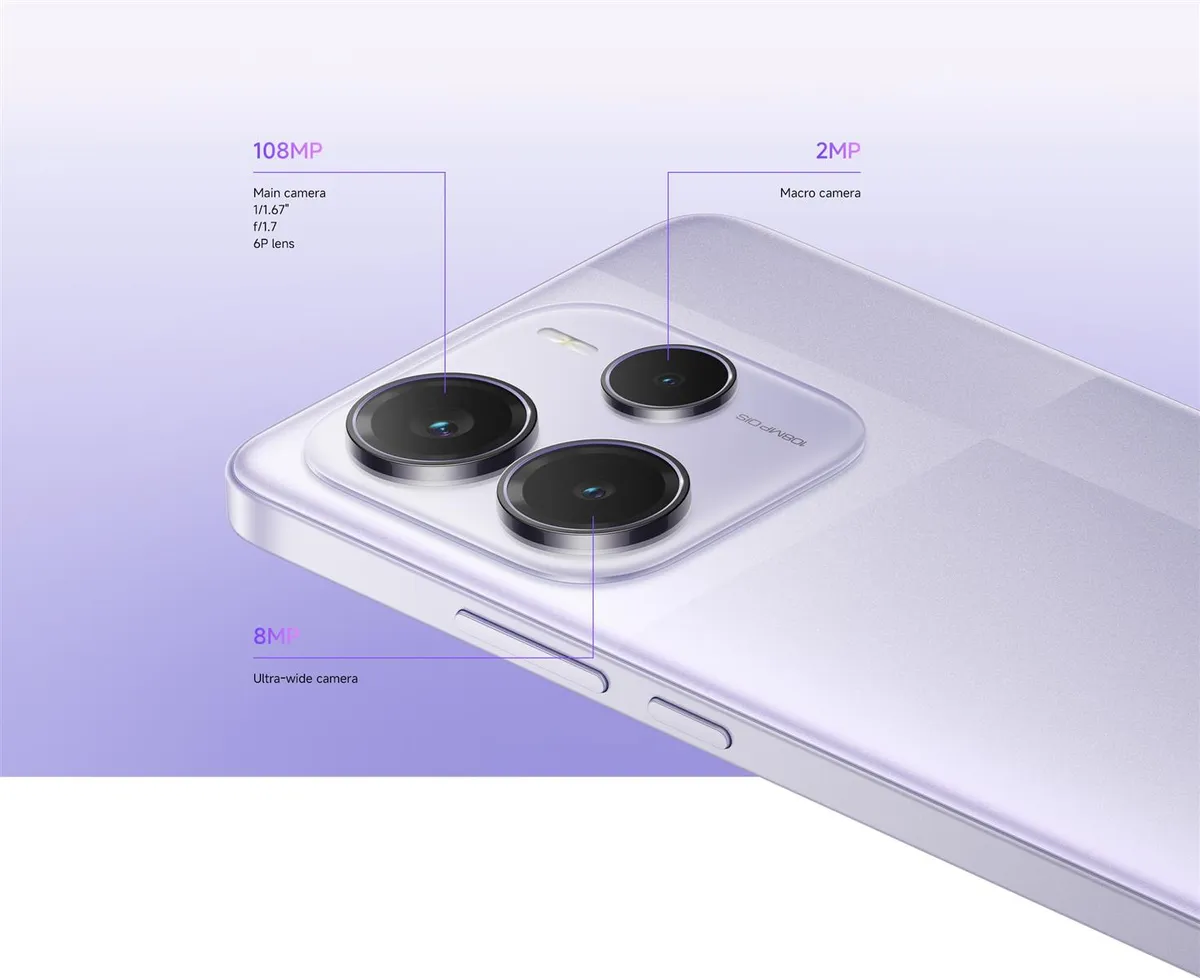 Смартфон Xiaomi Redmi Note 14 5G 6/128GB Lavender Purple - мініатюра 14