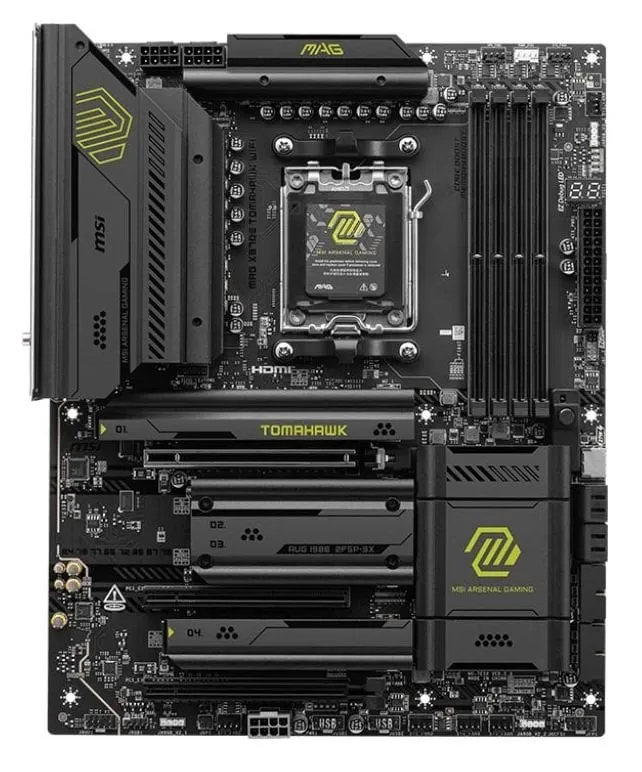 Материнська плата MSI MAG X870E Tomahawk WiFi Socket AM5 - мініатюра 2