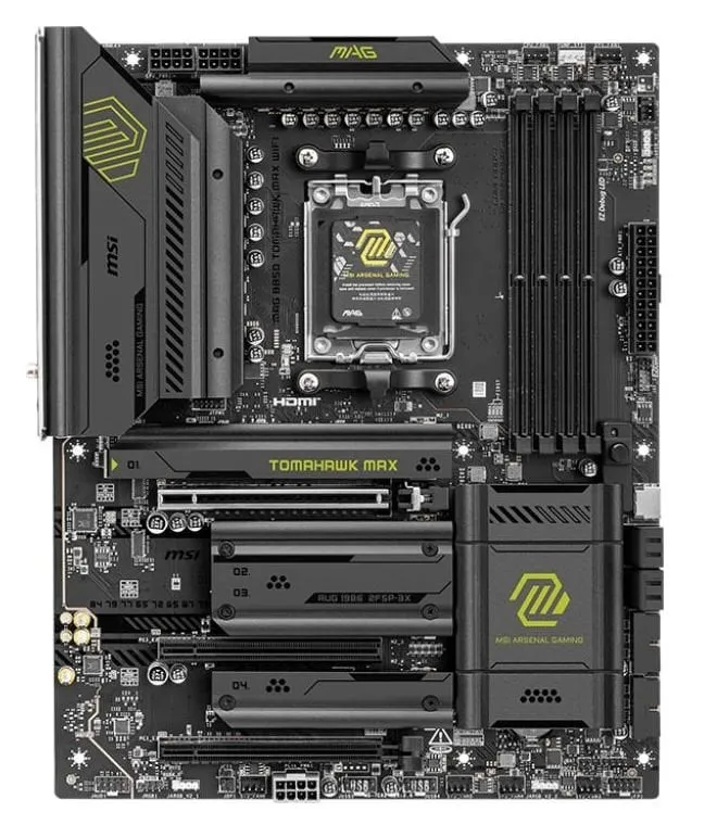 Материнська плата MSI MAG B850 Tomahawk Max WiFi Socket AM5 - мініатюра 2