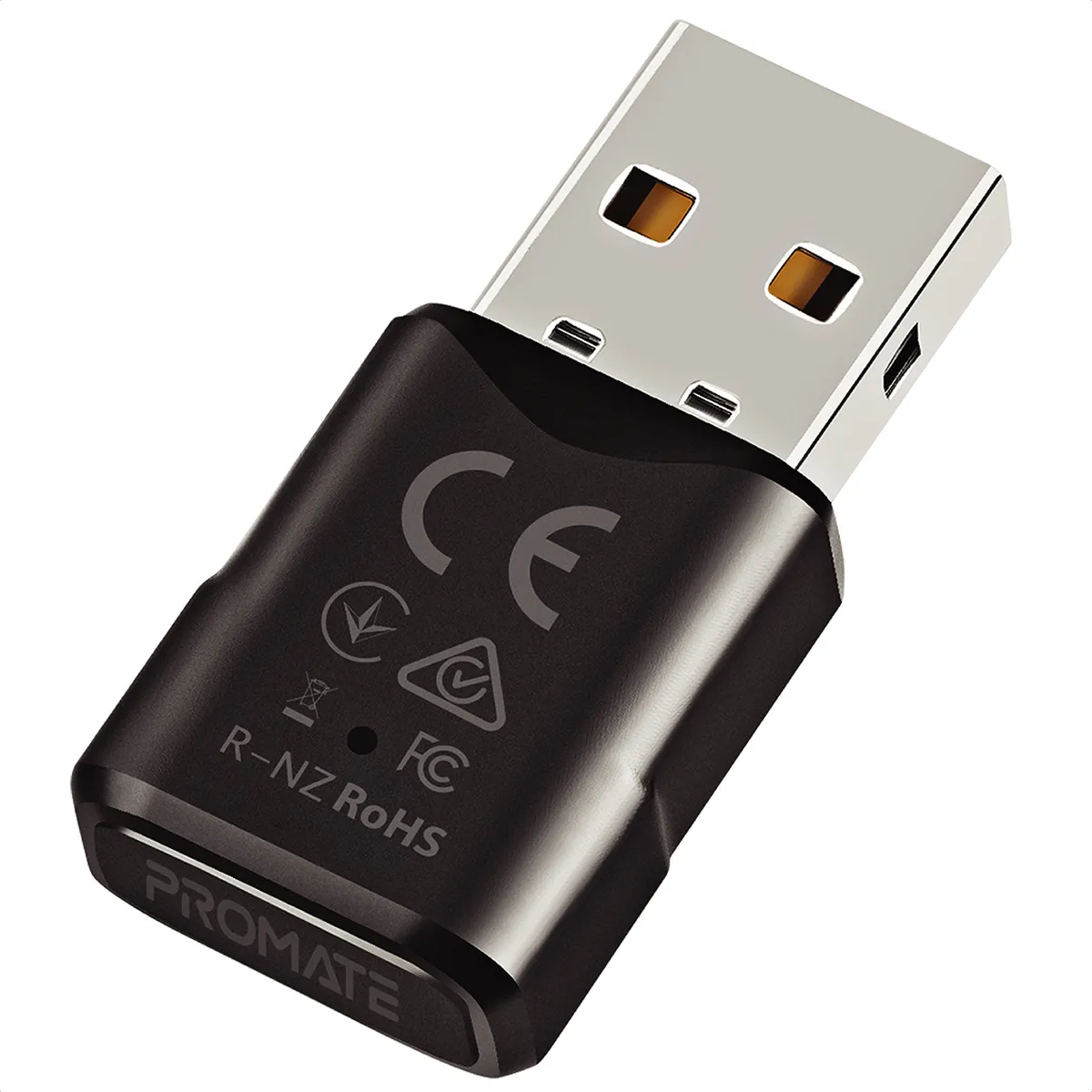 Bluetooth-адаптер аудіо Promate BlueLink Bluetooth 5.0 Black - зображення 1